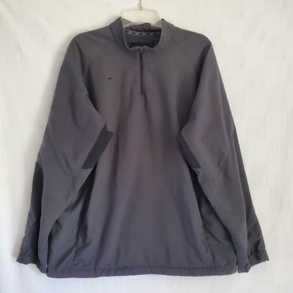 Nike‎ Jacket Mens Large Team Shield Performance Track Active Vented 578555 Gray